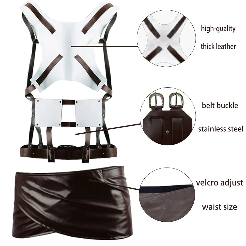 Anime Cosplay Costume Recon Corps Belt Hookshot Costume Harness Belt