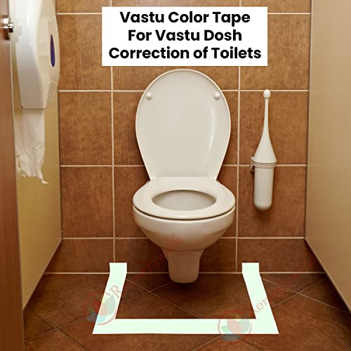 Image of REMEDYWALA Vastu White Color Floor Tapes (3.25 Inch Wide) (20 Meter long)