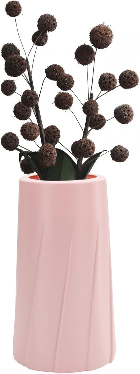 Plastics Flower Vases Unbreakable Geometric Vases For Flowers