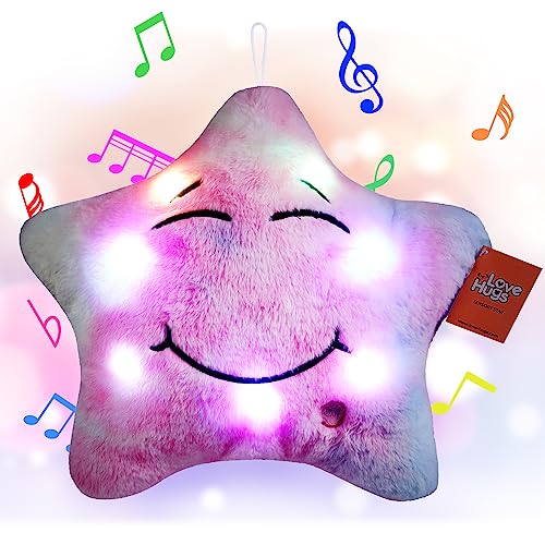 LoveHugs Musical Star Plush Sensory Light Up Newborn Autism Toys - Twinkle Twinkle Little Star Sensory Toys for Autistic Children