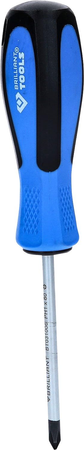 BRILLIANT TOOLS Giravite taglio a croce PH1 x 80 mm