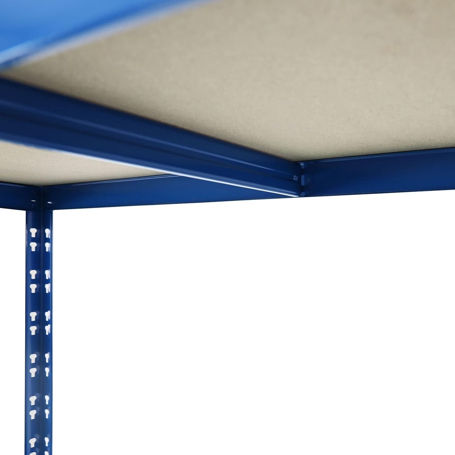 Floordirekt Reifenregal | Reifenständer für autoreifen, Belastbares eifenregal für 8 Reifen mit 2 Ebenen, 180 x 130 x 50 cm (Blau)