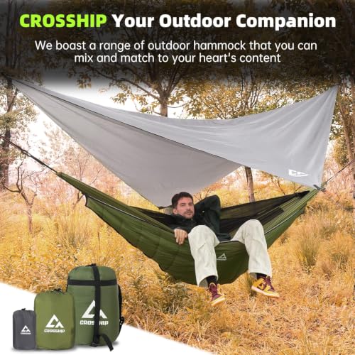 Image of 2-Person Camping Hammock with Mosquito Net