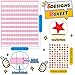 18 Pack Incentive Chart for Classroom Reward Chart for Kids Multi Color Laminated Dry Erase Chart with 1760 Star Stickers Behavior Chart for Learning Classroom School Attendance (Fresh Style)
