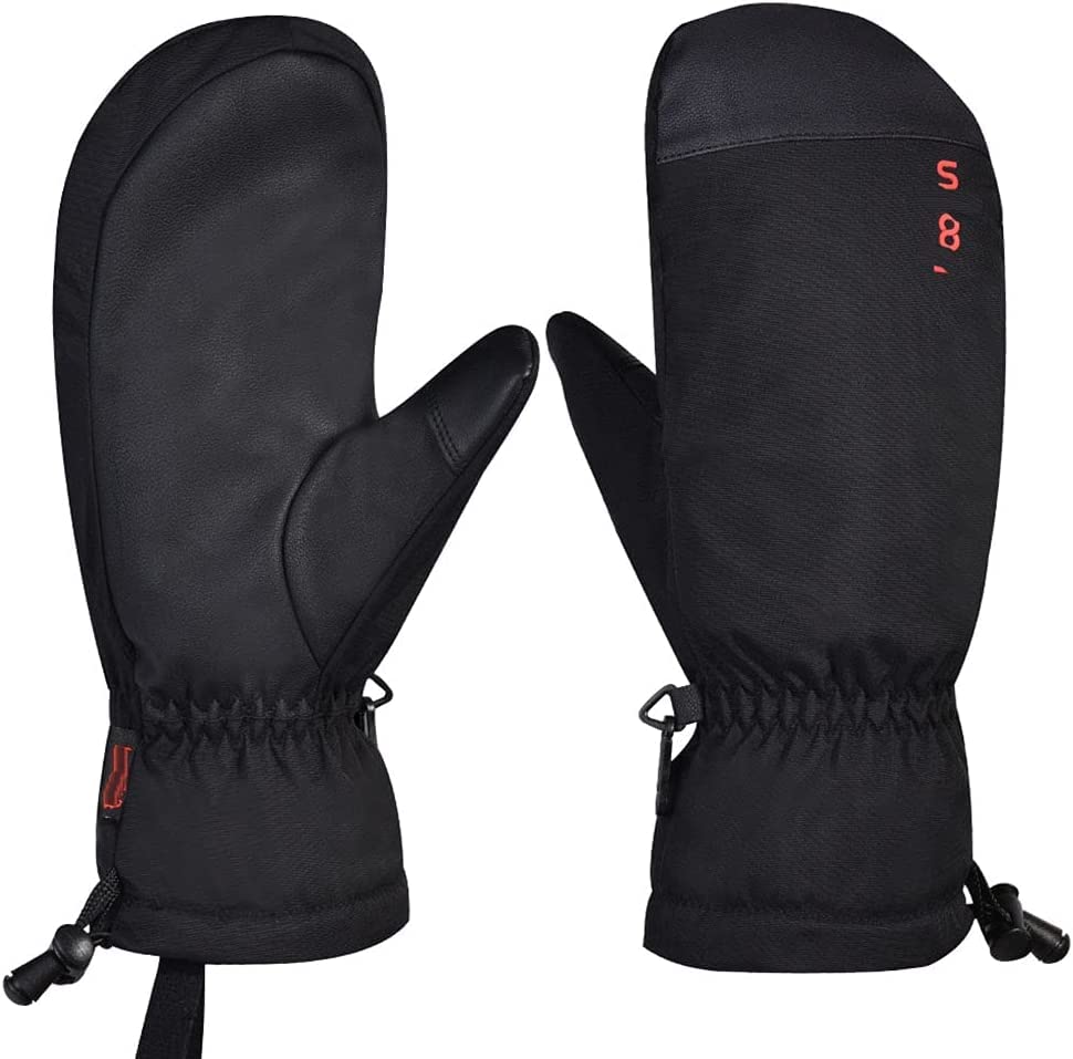 Mitaines de ski homme contre les mains gelées et le vent thermique -35 °C