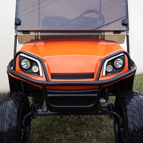 Image of Red Hawk BG-127 Front Brush Guard - Steel Compatible with /Replacement for E-Z-GO Express Golf Carts