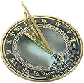 NauticalMart Brass Sundial Grow Old with Me