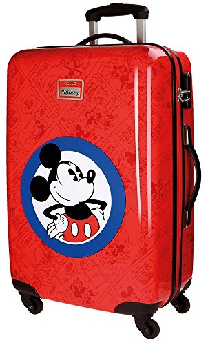 Preisvergleich Produktbild Disney Hello Mickey Kindergepäck, 68 cm, 62 liters, Rot (Rojo)