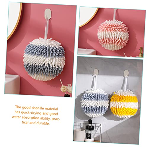 Bolas de toalla de chenilla absorbentes Cabilock para manos secas al instante 5