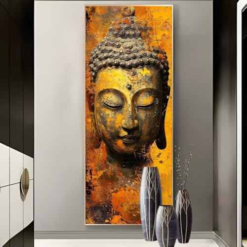 Diamond Painting Zen Bouddha 120x50cm pour Salon | Kit Complet Adulte