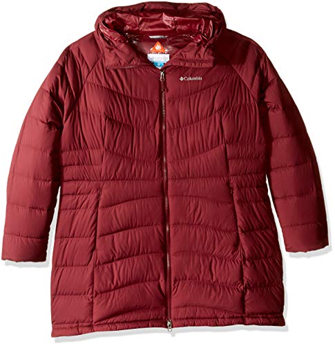 Columbia Winter Haven Plus Size Mid Jacket, 2X, Rich Wine
