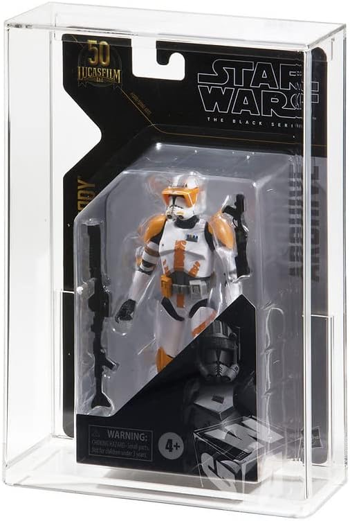 Acrylic Display Case for Star Wars Black Series Archive 6'' Action Figures, Clear