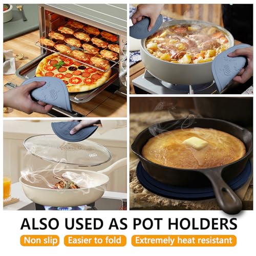 Siliconetrivetmats3heatresistantpotholderssiliconepotholdersforhotpotsandpanssiliconematsforkitchencountertopstablefoodgradesiliconeblackgray Urban Country Home Decor Silicone trivet mats 3 heat resistant pot holders silicone pot holders for hot pots and pans silicone mats for kitchen countertops table food grade siliconeblack gray urban country home decor