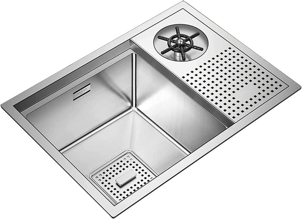 Évier de cuisine encastré de 21 pouces avec lavage haute pression pour comptoir