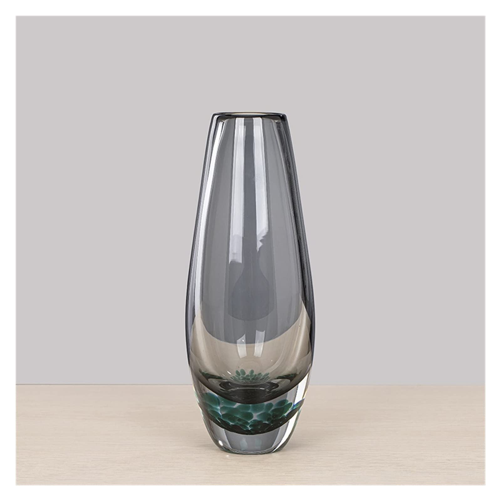 asdchZen Vases Carp Pattern Glass Vase, Transparent Flower Arrangement, Living Room Hydroponic Flower, Table Home Modern And Simple Vase Flowers Vases