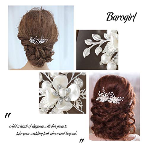 Simsly - Fermagli per capelli con motivo floreale