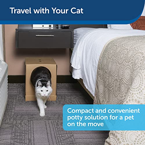 PetSafe Disposable Cat Litter Box Collapsible Covered Design for