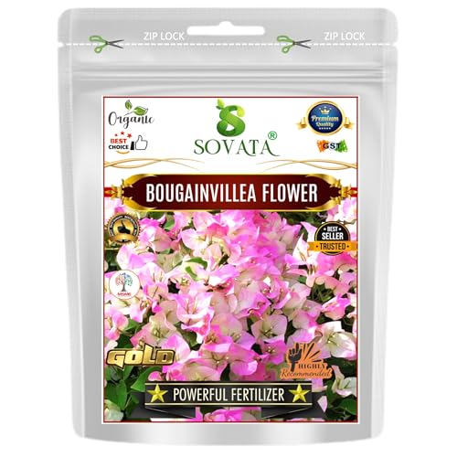 Sovata® Bougainvillea Flower Food, Powerful Organic Fertilizer for Heavy Flowering and Fast Growth...