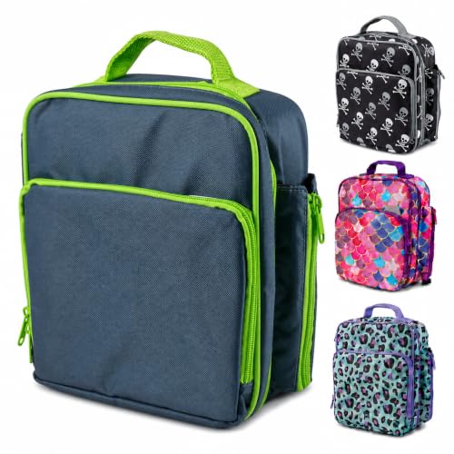Bentology Kids Insulated Lunch Box for School with Reinforced Support Frame