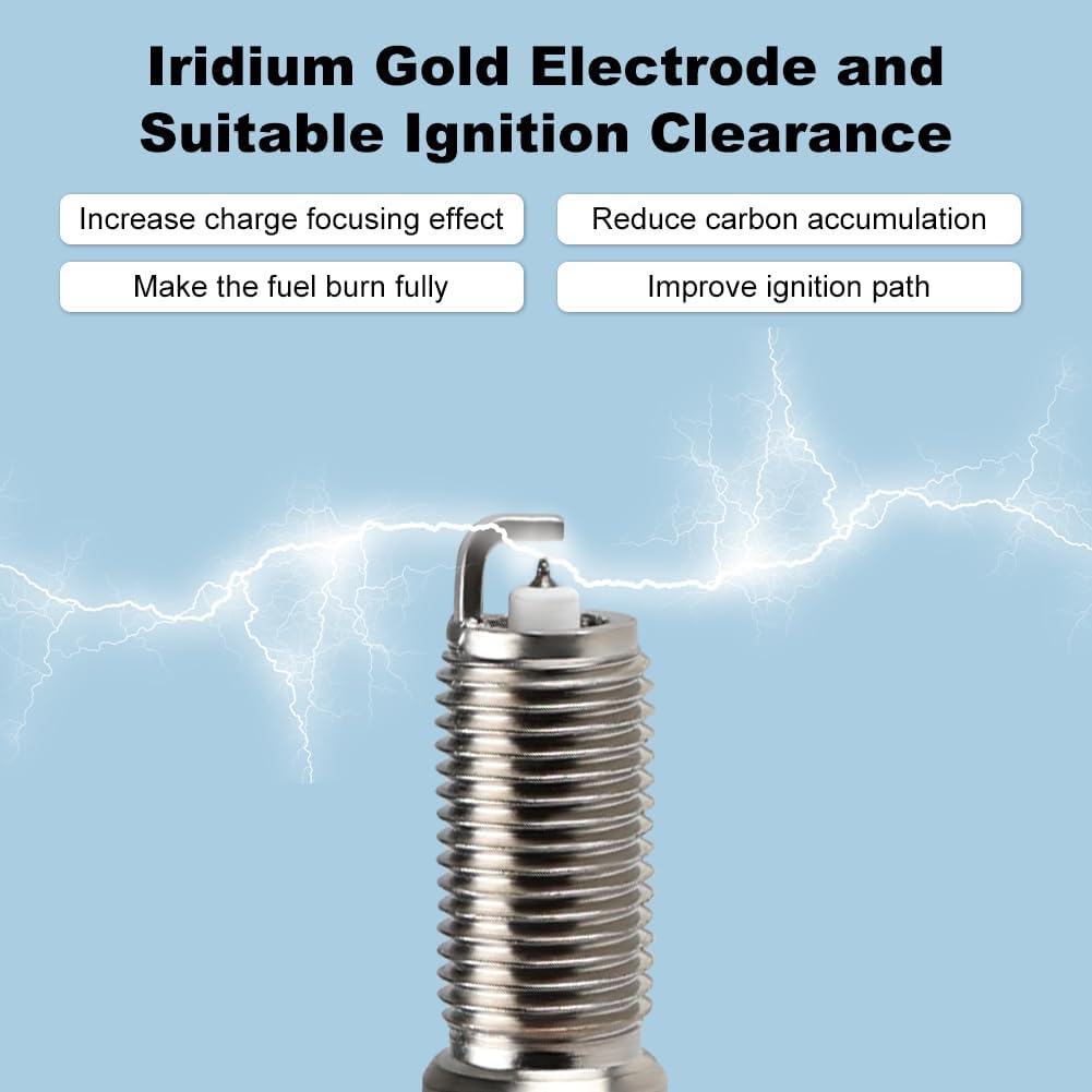 JDMON Ignition Coils Pack and Spark Plug Compatible with Acura MDX RDX ZDX Honda Pilot Ridgeline 3.5L 3.7L 2009 2010 2011 2012 2013 2014 2015 Replacement for UF-624 30520-RN0-A01