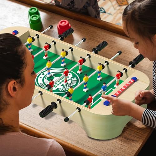 Kickertisch für Kinder, Holzfußballtisch, Tischfußballspiel, Kinderfußballtisch, Desktop-Fußballspiel, Fußball-Brettspiel, Thanksgiving-Tischspiel, Kickerspiel für Kinder – Bild 6