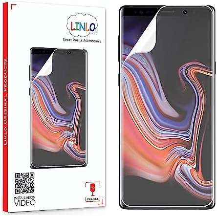 LINLO Screen Guard Compatible for Samsung Note 9 with Edge to Edge ...