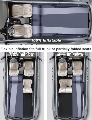 SUV Luftmatratze Auto Bett Camping Kissen Verbesserte Verdickte und Universal Matratze für Reisen Verwendung in Ihrem Auto RV Mini-Van MPV Kofferraum