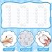 STARBOLO 100 Ball Pit Balls for Toddlers - BPA Free 2.16in Plastic Pit Balls White Ball Pit Balls Ocean Balls Ideal Gift for Toddlers Babies Play Tent Ball Pit Toys (White).