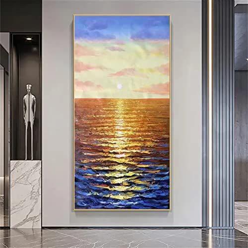 Diamond painting adulte paysage marin canevas art point de croix 90x180cm