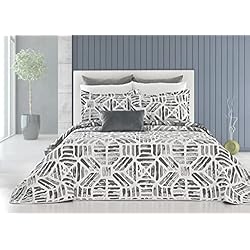 Colcha Verano Cama 150 Zara Home NORA HOME Colcha Verano Moderna de Pique Cama 150 Reversible. Capa Cubrecama Bouti de Entretiempo - Mosaic