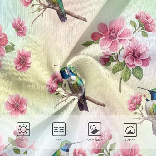 Joisal Colorful Hummingbird Pink Flowers Girls Underwear Toddler 2t Cotton Panties for Girl Fun Undies Kids Briefs3