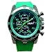 SMTSMT Stainless Steel Sport Modern Men Fashion Wrist Watch - Green