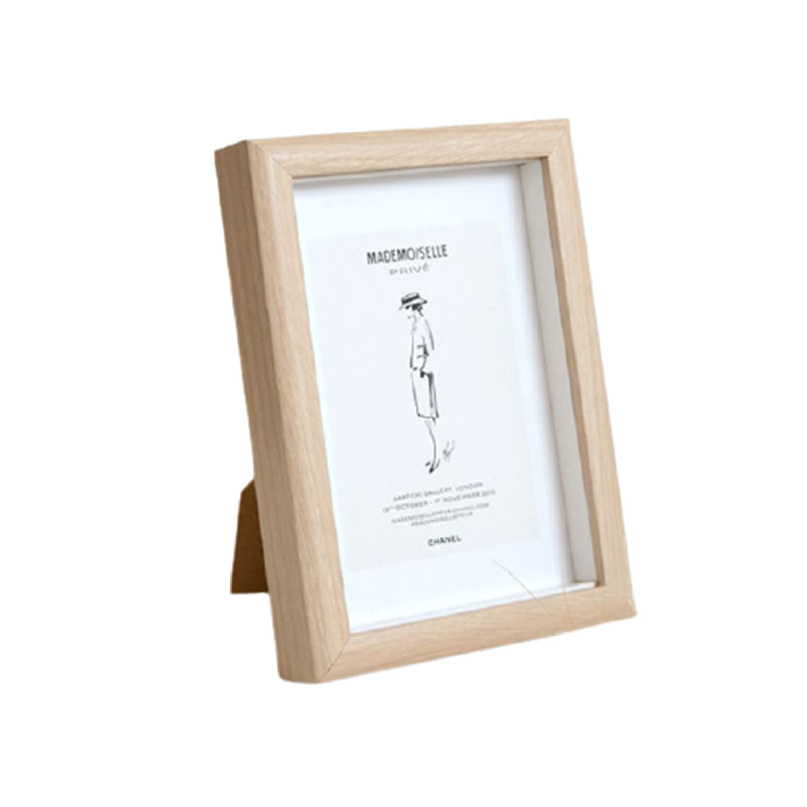 KAIHUI Black丨White丨Plexiglas丨With Stand And Accessories丨Easel, Decorations, Wedding, Classic Home Decoration A4(21x29.7cm)