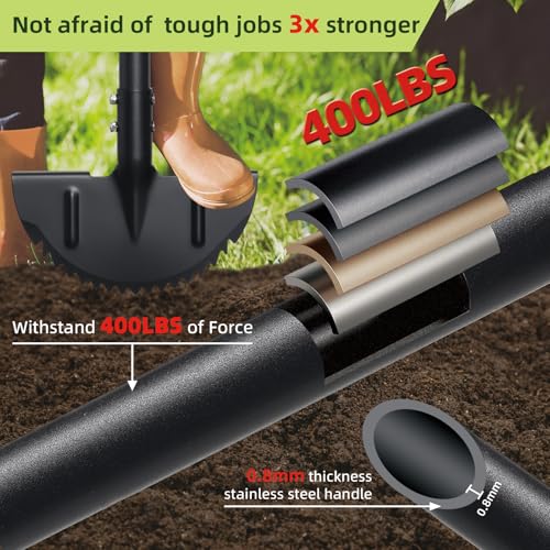 Adjustable T-Grip Half Moon Edger