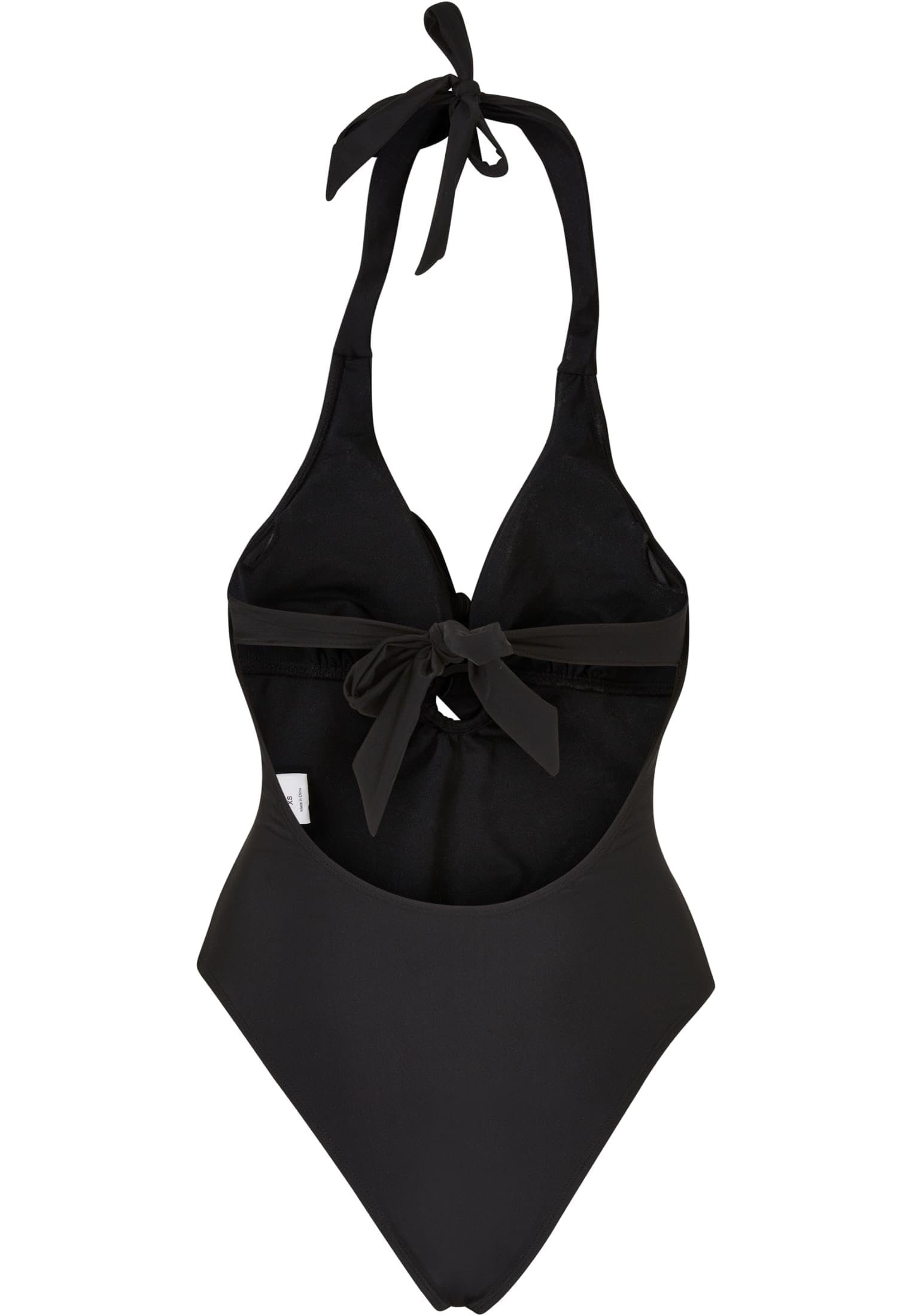Urban Classics Ladies’ Recycled Halterneck Mujer Bañador Negro