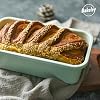 Loaf Pan, 9 x 5 Inch Nostick Banana Bread Pan - Sourdough Carbon Steel Bakeware Rectangle Toast and Cake for Oven Baking, Lime Cream