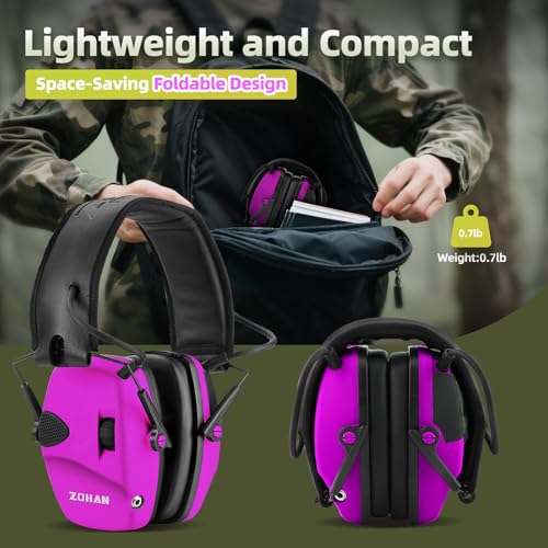 Image of ZOHAN EM054 Electronic Shooting Ear Protection
