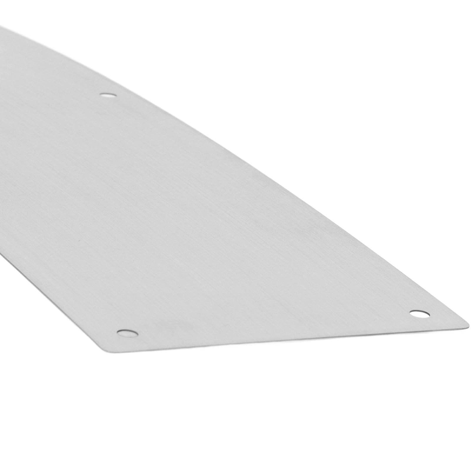 Plaque De Protection De Porte 2 Pièces, 16 X 4 Po, Plaque De Protection En Acier Inoxydable Pour Bas De Porte, Plaques De Protection Pour Portes Extérieures Ou Intérieures, Argent
