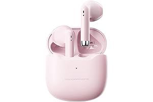 Premium Pink True Wireless Earbuds with Microphone