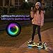 FLYING-ANT Hoverboard UL 2272 Certified 6.5” Two-Wheel Self Balancing Electric Scooter with LED Light Flash Lights Wheels BLUE (free carry bag)