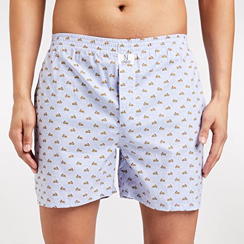 Image of Longies Men's Cotton Printed Regular Boxer Shorts