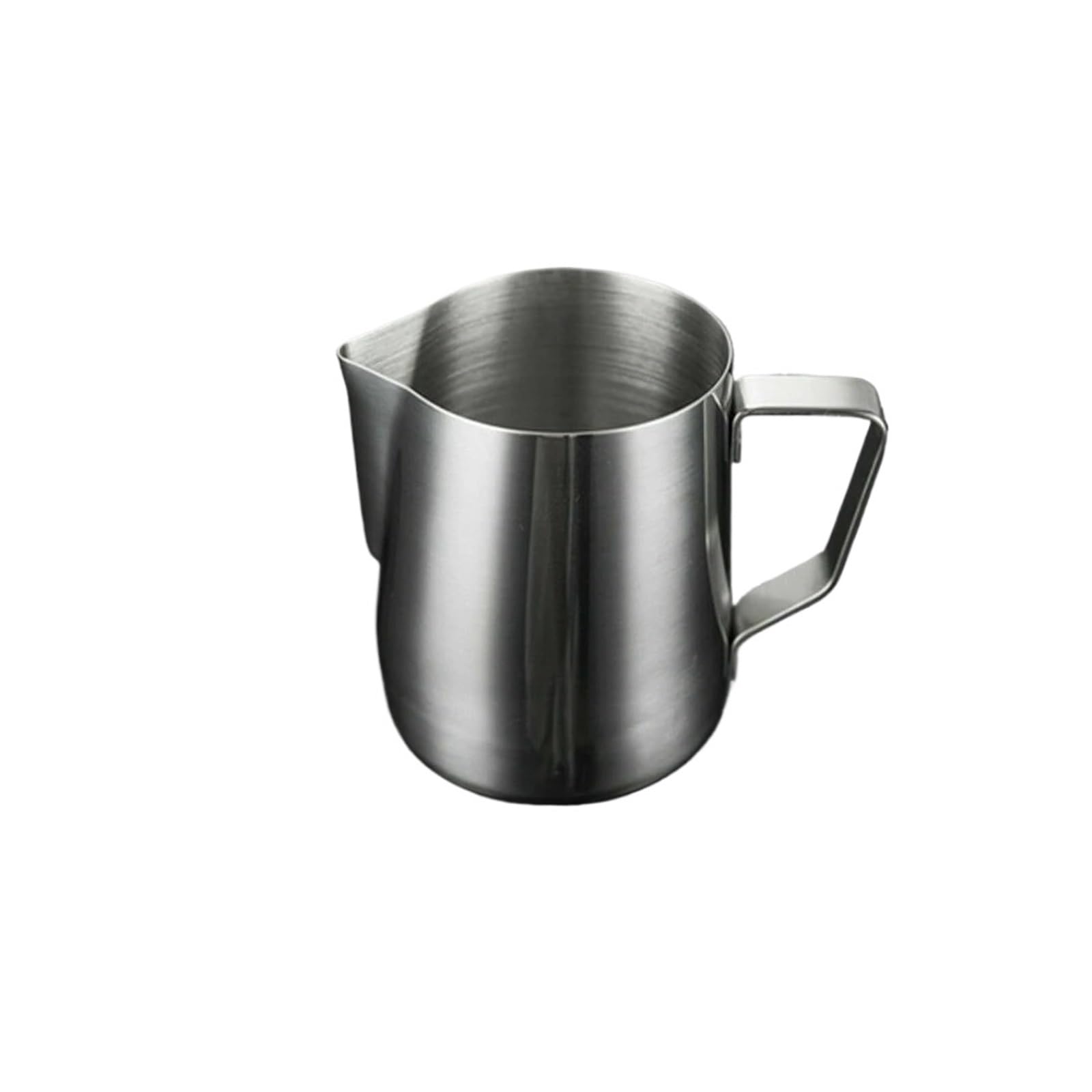 100/350/600 ml Milchkännchen Mode Edelstahl Handwerk Aufschäumkrug Kaffee Latte Art Krug Becher Tasse(350ml)