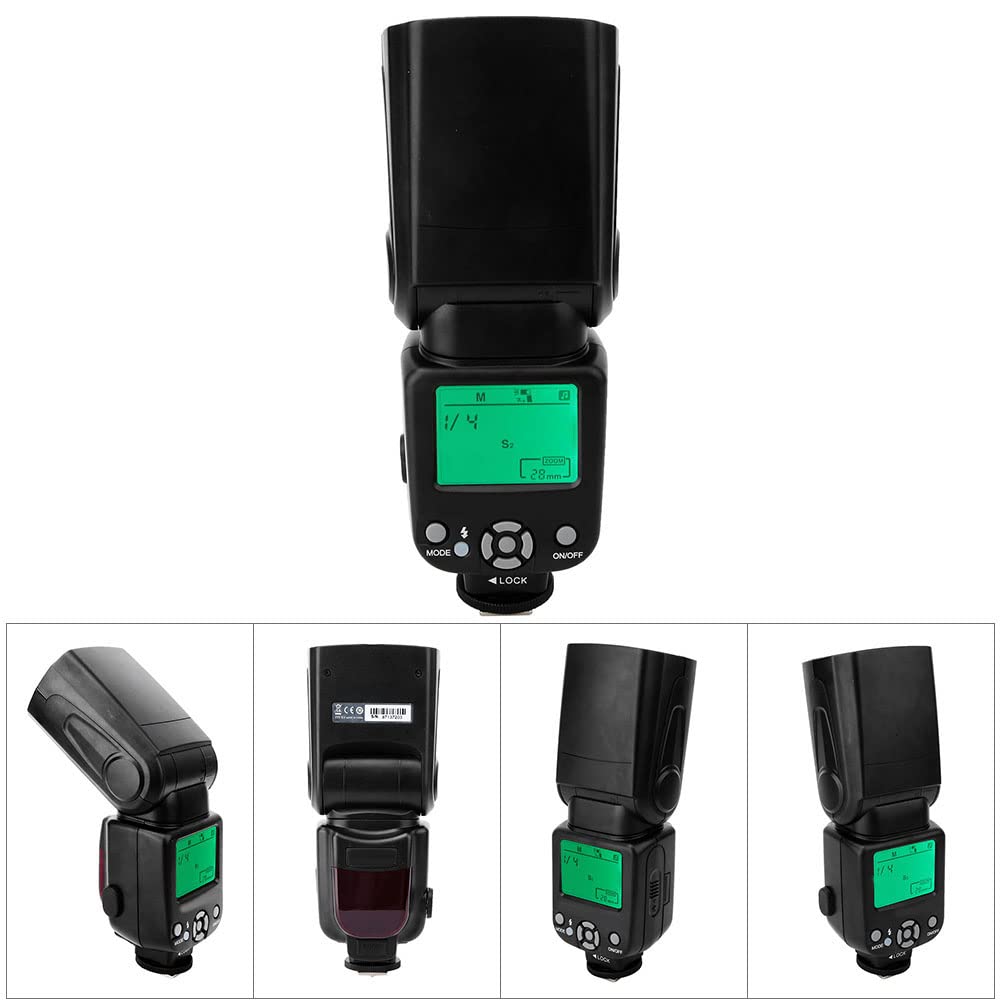 Ausla TRIOPO TR-960II Flash Light, Externo Profesional, Tiempo de Retorno de 2,9 S, Compatible con Cámaras y