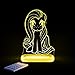 Aloka Fluttershy My Little Pony Starlight - Color Change 12 Color Pattern LED Decorative Night Light for Kids with Remote