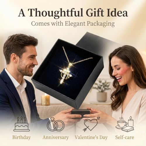 Image of SANNIDHI Pearl Necklace for Women Girls Flower Pendant Necklace with Gift Box Gold Plated Stainless Steel Chain Necklace Jewellery Valentine Birthday Gifts for Women, Girls, Sister, Girlfriend