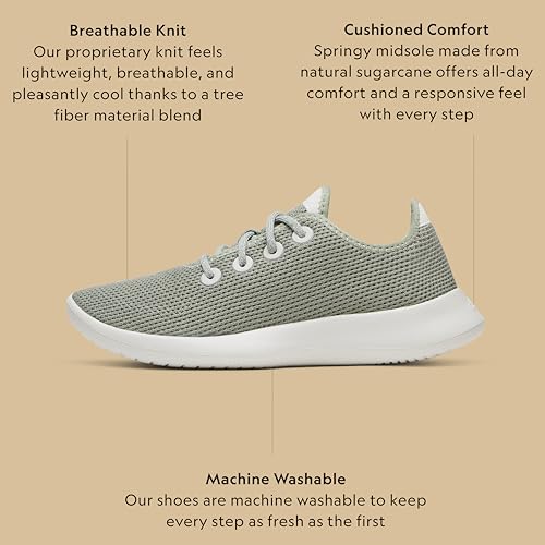 Image of Allbirds Women's Tree Runner, Everyday Sneakers, Machine Washable Shoe Made with Natural Materials