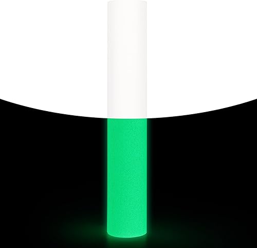 Miniatura 5 de GIRAFVINYL Vinilo que brilla en la oscuridad, rollo de vinilo permanente que brilla en la oscuridad, vinilo mate de 12 pulgadas y 6 pies para