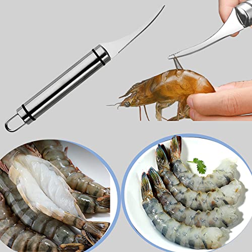 2 Pcs Shrimp Deveiner Tool Shrimp Cleaner, Shrimp Knife Shrimpthread Knife Shrimp Deveining Tool，Shrimp Peeler Set, Toad Fish Shrimp Cleaner Shrimp Peeler. #TOP1
