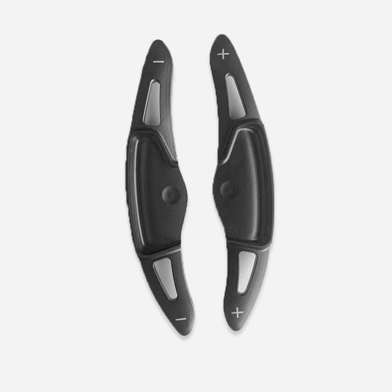 Car Steering Wheel Shift Paddle Extension for Hyundai Veloster JS 2019-2022, Aluminum Alloy Steering Wheel Shifter Cover Trim, Interior Accessories,Black