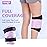 NEWGO Ice Pack for Knee Replacement Surgery, Reusable Gel Cold Pack Wrap Around Entire Knee Ice Pack Wrap for Injuries, Meniscus Tear, ACL, Swelling - Purple